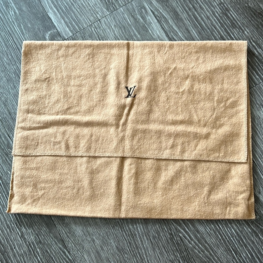 Louis Vuitton Authentic Cotton Dust Bag - 14.5”W x 10.5”H